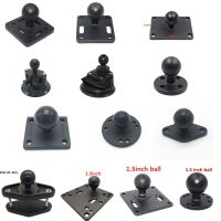 Supporto A Sfera In Gomma Da 1 Pollice O 1.5 Pollici Su Base Di Montaggio Rotonda O Quadrata Per Moto In Alluminio Per Gopro Per Garmin