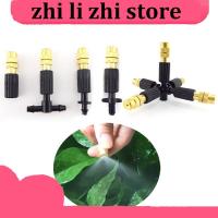 Gardening Water Cooling Misting Brass Nozzle Spray Sprinkler Copper Head 4/7mm Water Hose Connector Lawn Watering System