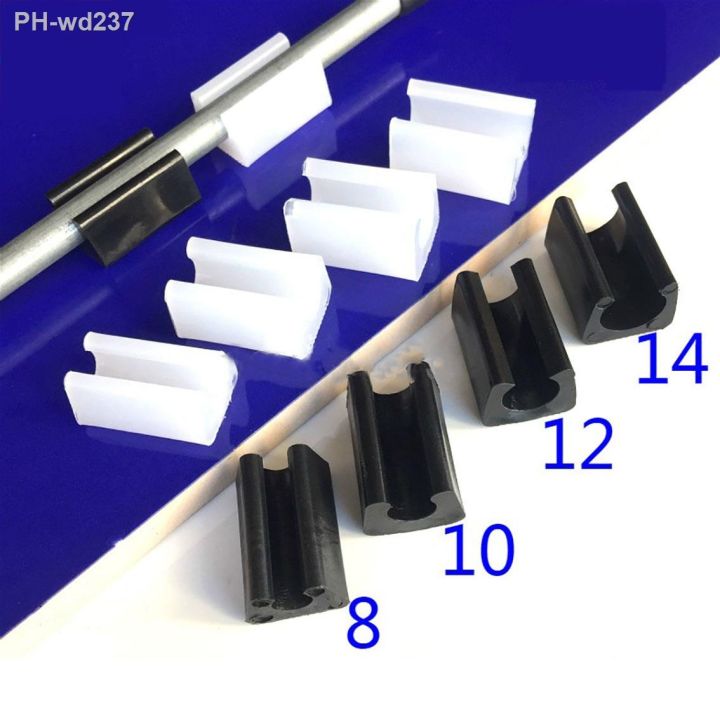 5pcs-plastic-chair-feet-pads-black-white-non-slip-u-type-pipe-clamps-protection-gasket-covers-caps-for-chair-furniture