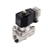 1/2 3/4 1 2 Normally Closed 12v Electric Solenoid Valve Water 24v 230v 24 Stainless Steel IP65 DIN Coil High Temperature