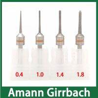 Amann Girrbach เครื่องบดเพชรสำหรับ Gl Cermics มีขนาด0.4มม. 1.0มม. 1.4มม. 1.8มม.