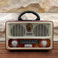 Retro radio portable wooden wireless Bluetooth high fidelity speaker stereo AM FM radio receiver player USB TF Card aux MP3