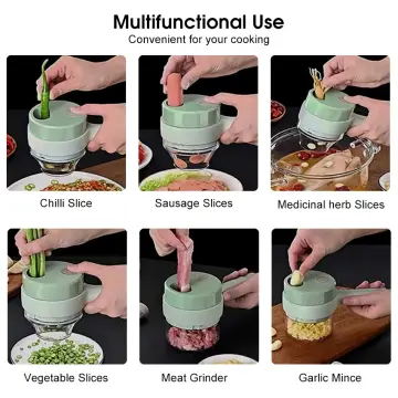 Electric Multifunctional Vegetable Cutter Household Canteen Chopping  Artifact Commercial Automatic Potato Grater Shredded