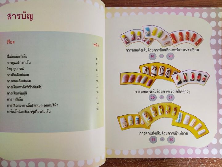 หนังสือคู่มือสร้างอาชีพ-ชุด-เล็บสวยด้วยตัวเอง