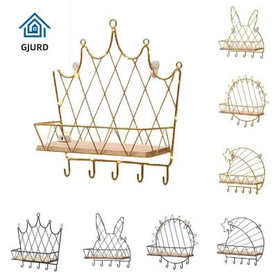 GJURD อุปกรณ์สำนักงาน ติดผนัง ไม้แขวนกุญแจ ราวแขวน กรอบตกแต่ง พื้นหลังทีวี ห้องนั่งเล่น ที่ใส่ของ ชั้นเก็บของ ชั้นวางของ ตะขอแขวนผนัง