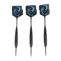 3Pcs Professional Steel Tip Darts Set 22g Standard Hard Darts Throwing Sports Games Blue Aluminum Shafts Dart Flights