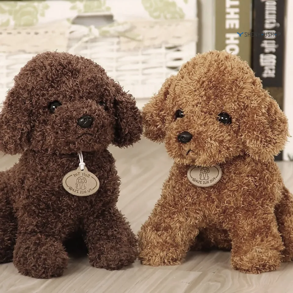 stuffed poodle dog toy