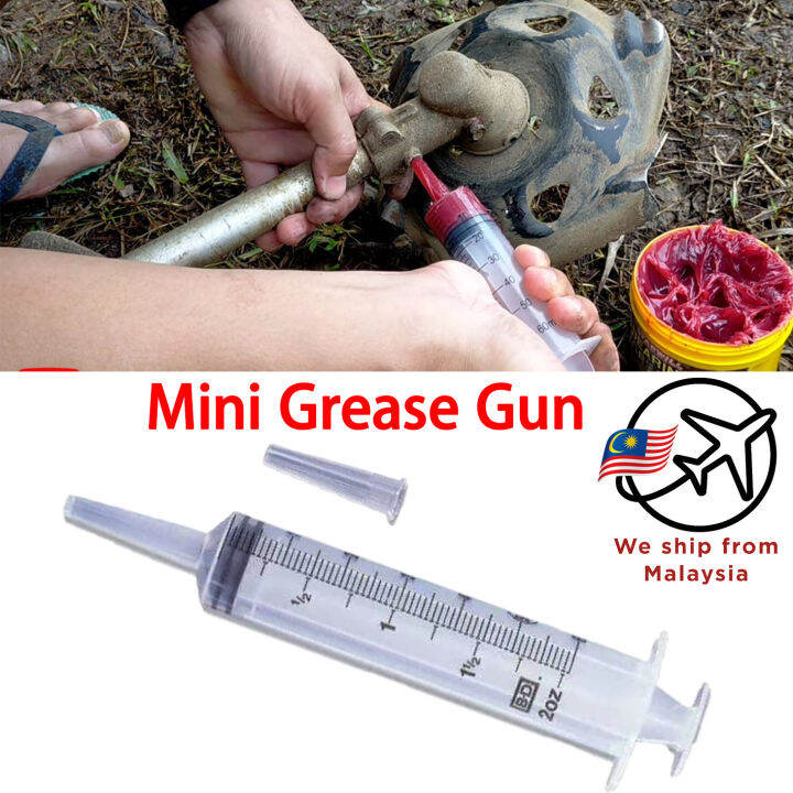 Grease Gun Grease Pump Mini Grease Pam Brush Cutter Gear Case Soft Foam