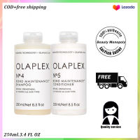 โอลาเพล็กซ์ Olaplex NO.4 Shampoo &amp; No.5 Conditioner 250ml Bond Maintenance แชมพูและคอนดิชั่นเนอร์