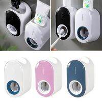 Wall Mounted Toothpaste Squeezer Dust-proof Automatic Toothpaste Squeezer Rack Hole Free Toothpaste Squeezer Bathroom Supplies