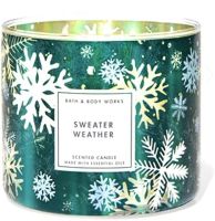 เทียนหอม Bath &amp; Body Works กลิ่น Sweater Weather  หอมสุด Limited สร้างบรรยากาศดีๆ ภายในบ้าน ใหม่แท้ 100% อเมริกา