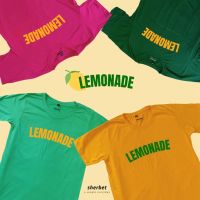 [มีสินค้า]เสื้อยืดผ้าคอตตอน เสื้อยืดแขนสั้น sherbettee|เสื้อยืดลาย lemonade / new* เสื้อยืดคอกลมผู้หญิง เสื้อยืดสีแดง แนวสตรีท