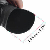 Heat Shrink Wrap Tubing for Rod, 45mm Dia 70mm 3.3ft 2:1 Black