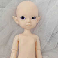 22cm Heigh Human Elf Doll DIY No Make Up BJD Doll Normal Skin Nude Doll Random Eyes