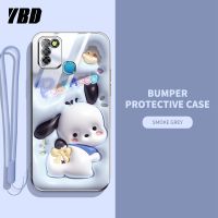 YBD 2023ใหม่3Dเคสโทรศัพท์สำหรับหญิงสาวน่ารักลูกกวาดสำหรับ Infinix Smart 5 เคสกล้องแม่นยำเคสโทรศัพท์ X657c X657 ยอดนิยมฝาครอบรูปแบบน่ารักพร้อมฟรีสายคล้อง