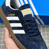 ต้นฉบับแฮนด์บอล spezial samba O-G นักเรียนเยาวชนที่มีคุณภาพสูงผู้ชายรองเท้าสีน้ำเงินเข้มรองเท้าวิ่งเดินรองเท้าใหม่ sagitagp