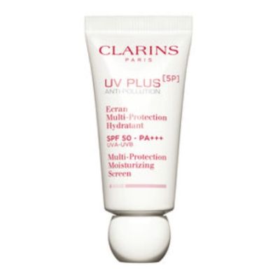 Clarins UV Plus [5P] Anti-Pollution Multi-Protection Moisturizing Screen SPF50 PA+++ #Rose 30 ml [NO BOX]ครีมกันแดดที่ให้ความชุ่มชื้นพร้อมปกป้องผิวจากแสงแดดและมลภาวะ