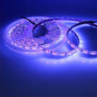 UV LED Strip Light 12V 1M 2M 3M 4M 5M กันน้ำอัลตราไวโอเลต LED ไดโอดริบบิ้น SMD 2835 สีม่วงเทปยืดหยุ่นสำหรับ DJ เรืองแสง-asferttyre