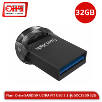 Flash Drive SanDisk ULTRA FIT USB 3.1 รุ่น SDCZ430 32G usb 3.0 flashdrive แฟลชไดร์ฟ แฟลชไดร์ฟเพลง แฟลชไดร์ฟร 32gb อมรออนไลน์