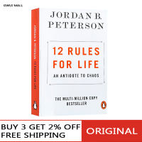 12 Rules For Life: An Antidote To Chaos By Jordan B. Peterson In English Success Motivation Reading Books หนังสือภาษาอังกฤษสําหรับอ่านหนังสือสําหรับผู้ใหญ่