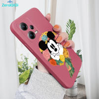 ZeroQiQi เคสโทรศัพท์สำหรับ Xiaomi Poco X5 5G Poco X5 Pro 5G เคสมิกกี้เมาส์ลายการ์ตูนเคสโทรศัพท์ปลอกซิลิโคนน้ำคลุมทั้งหมดเคสป้องกันทนแรงกระแทกกล้อง