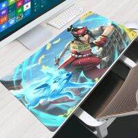 Overwatch Pioneer 2 แผ่นรองเมาส์สำหรับเล่นเกม อุปกรณ์เสริมสำหรับพีซี Mausepad ยาง Lockside Table Pad แป้นพิมพ์ Mousepad แล็ปท็อป แผ่นรองสำนักงาน CS / LOL