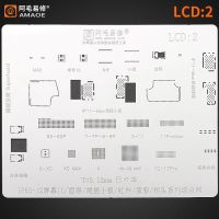 {7ho car tools} แม่แบบลายฉลุ BGA Reballing สำหรับ Iphone หน้าจอ LCD ชิป IC Dot Matrix Face ID กล้องเครื่องมือซ่อมโทรศัพท์มือถือ