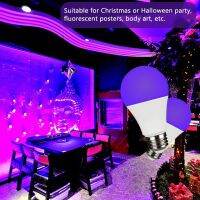 Black Lights Bulbs E26 E27 UV Blacklight LED Lamp Night Light For Club Aquarium Party 9W 395-400nm Neon Glow Bulb Party D30