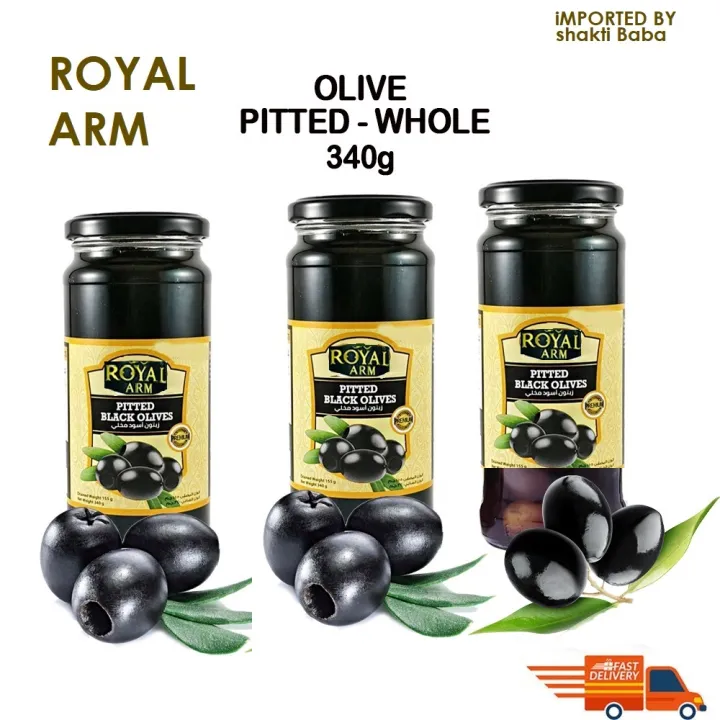 Royal Arm Pitted Black Olives 340g Lazada PH