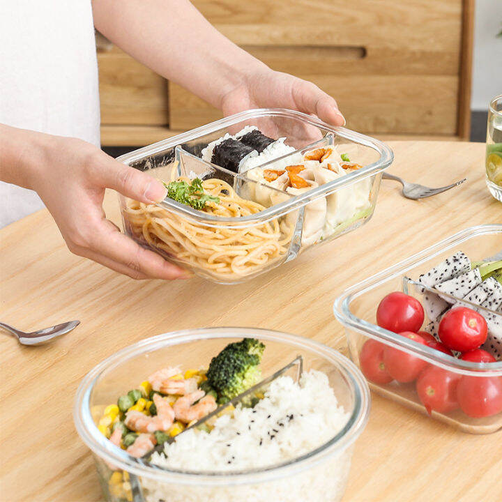 glass-lunch-box-for-office-kids-student-meal-prep-containers-microwave-bento-box-with-compartment-food-eco-leakproof-storage-box