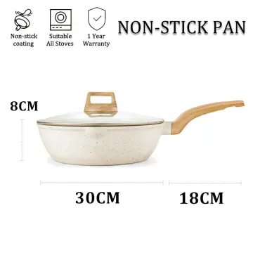 JEETEE Nonstick Sauce Pan with Lid Granite Stone