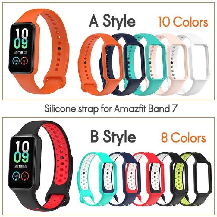 bandpro-silicone-strap-for-huami-amazfit-band-7-fashion-smartwatch-band-replacement-sports-bracelet-wristband-accessories-wall-stickers-decals