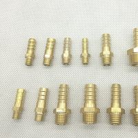 3mm 4mm 5mm 6mm 8mm 10mm OD Hose Barb M3 M4 M5 M6 M8 Metric Male Thread Brass Pipe Fitting Coupler Connector Adapter Watering Systems Garden Hoses