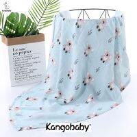 Kangobaby My Soft Life Cute Fashion Multi-color Baby Muslin Swaddle Blanket Breathable Newborn Wrap Bath Towel Infant Quilt