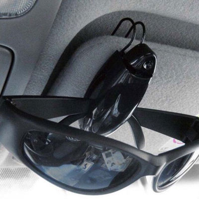 คลิปที่ยึดแขวนรถยนต์ยานพาหนะรถยนต์กระบังแสงตัวหนีบคลิปที่วางแว่นตาเหมาะสำหรับแว่นตาขนาดต่างๆ