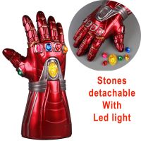 Iron Man Infinity Gauntlet Stones Desmontable Con Luz Led คอสเพลย์แขนถุงมือต่อยมวยไทย Látex, Arma De Superhéroe, Nuevo