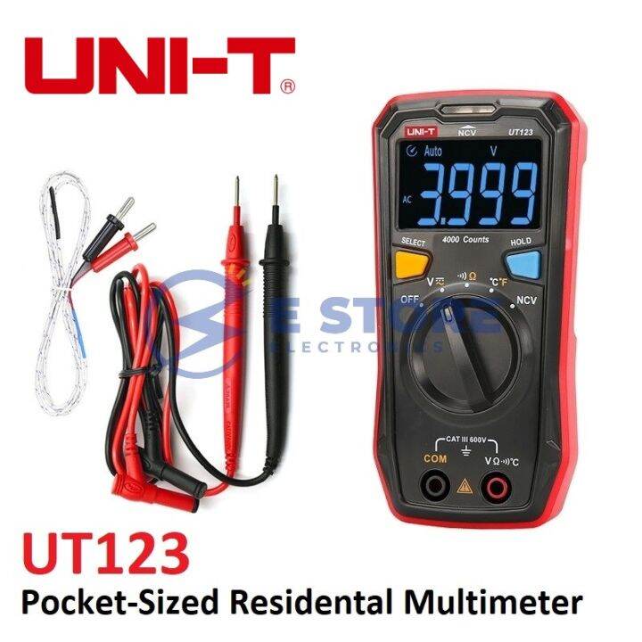 UNI-T UT123 Pocket-sized Residential Multimeter | Lazada