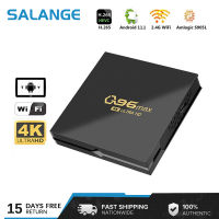 Salange Q96 MAX สมาร์ททีวีกล่อง Android 11 S905L Quad Core 2.4G WIFI 4K ตั้งกล่องด้านบน 8GB + 128GB Media Player H.265 โฮมเธียเตอร์