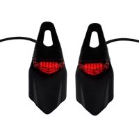 2X Rear Fender LED Brake Red Tail Motocross Motocross XR CRF KLX ENDURO EXC