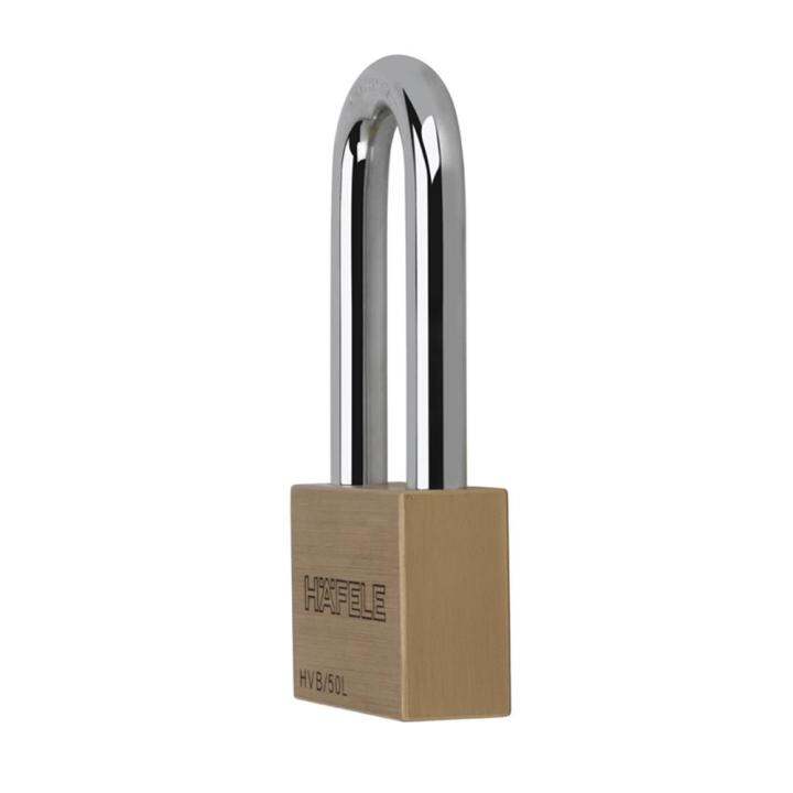 กุญแจลูกปืน-hafele-482-01-985-50-มม-สีทองเหลืองpadlock-hafele-482-01-985-50mm-brass-ราคาดีที่สุด