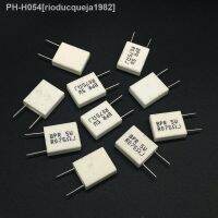 10pcs BPR56 5W 0.001 0.1 0.15 0.22 0.25 0.33 0.5 ohm Non-inductive Ceramic Cement Resistor 0.1R 0.15R 0.22R 0.25R 0.33R 0.5R