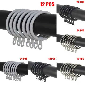 5PCS Elastic-Fishing-Rod Hook Keeper Fly Pole Rubber Rings Metal Holders  S/M/L