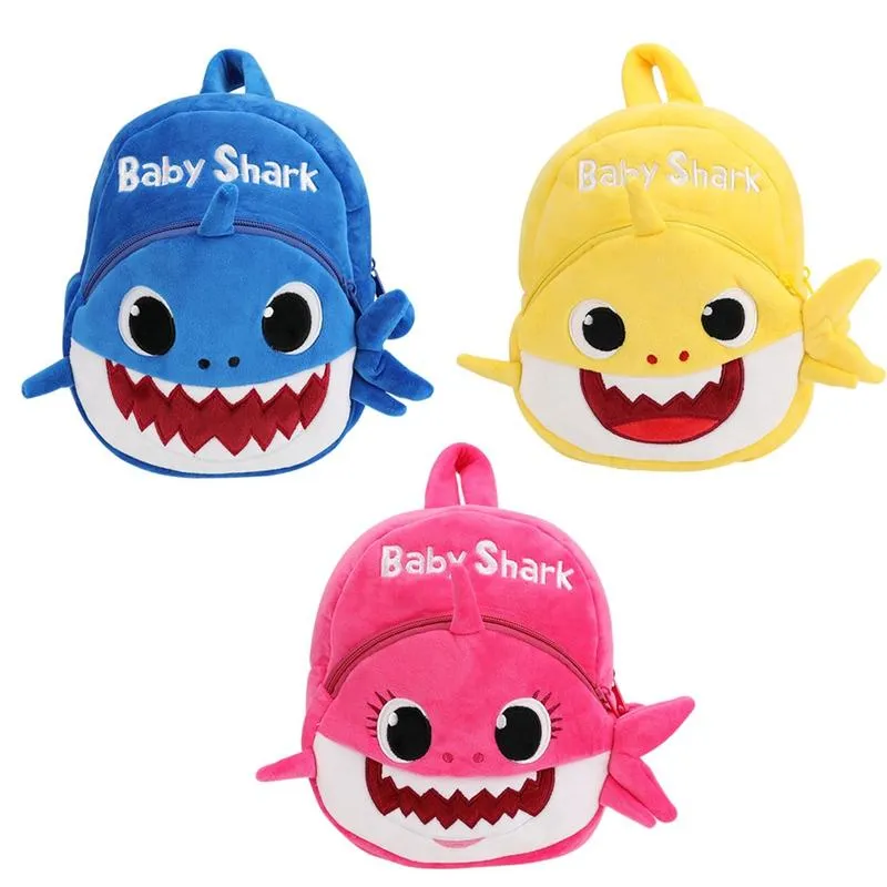 Fancyqube Baby Shark Backpack Plush Cute Cartoon Animal Bag For Children  Kids School Gift | Lazada Singapore