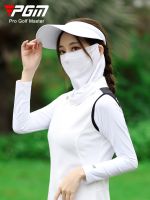 PGM golf sunscreen mask male and female ice silk mask summer sunscreen bib mask sportswear 2 pieces free shipping golf