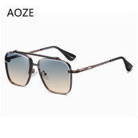 AOZE 2021 Fashion Classic Mach Six Style Gradient Sunglasses Cool Men Vintage Brand Design Sun Glasses Oculos De Sol A689