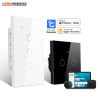 hot！【DT】 Homekit Wall WiFi Sensor Glass Panel Remoted Siri MFI Interruptor