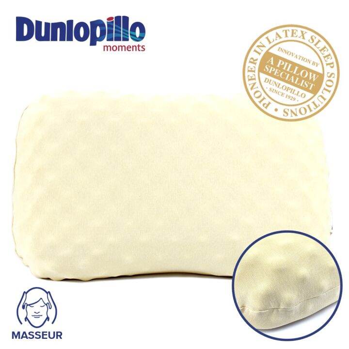 latex pillow DUNLOPILLO Masseur Organic Latex Pillow Lazada