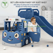 Cầu trượt xe Bus hàng siêu cấp rất dày và nặng, cầu trượt liên hoàn