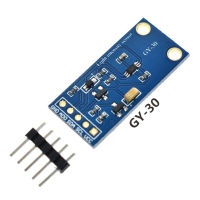 1ชิ้น/2ชิ้นโมดูลเซนเซอร์ความเข้มต่ำดิจิตัล BH1750FVI GY-30สำหรับ Arduino AVR 3V-5V