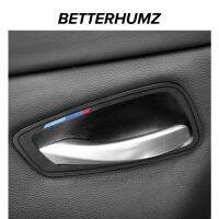 Alcantara For BMW 3 Series E90 E92 E93 M Performance Interior Door Pull Handle Frame Trim Cover Stickers Car Tuning Accessories